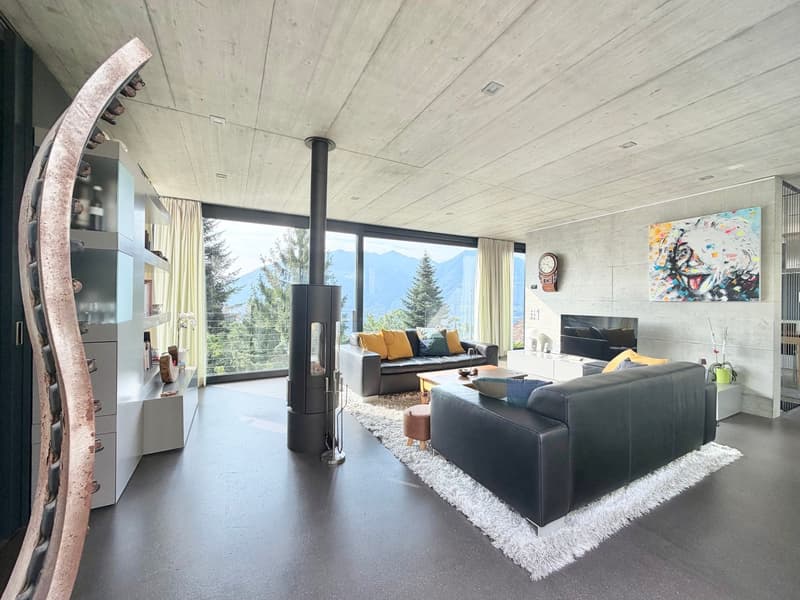 VENDESI A BRIONE SOPRA MINUSIO - Esclusiva casa unifamiliare con vista lago (anche res. secondaria) (3)