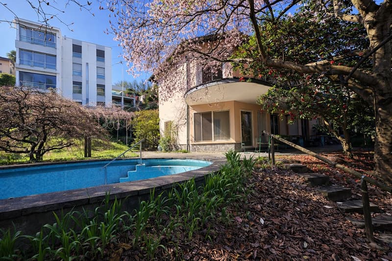 Villa con piscina a Massagno – opportunità rara con grande potenziale (5)