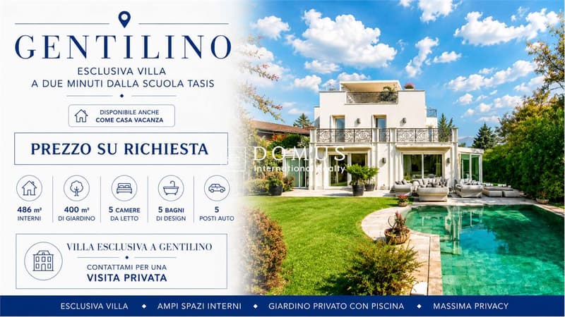 Esclusiva villa a 2 Min. dalla scuola TASIS (1)