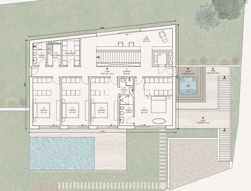 Villa moderna di prestigio con piscina e area wellness (4)