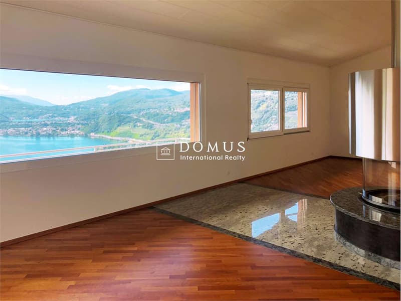 Elegante villa indipendente con splendida vista lago a Muzzano (10)