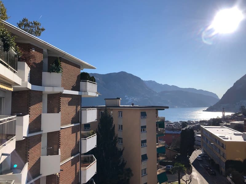 Appartamento arredato 3.5 locali a Lugano Centro con vista lago (1)