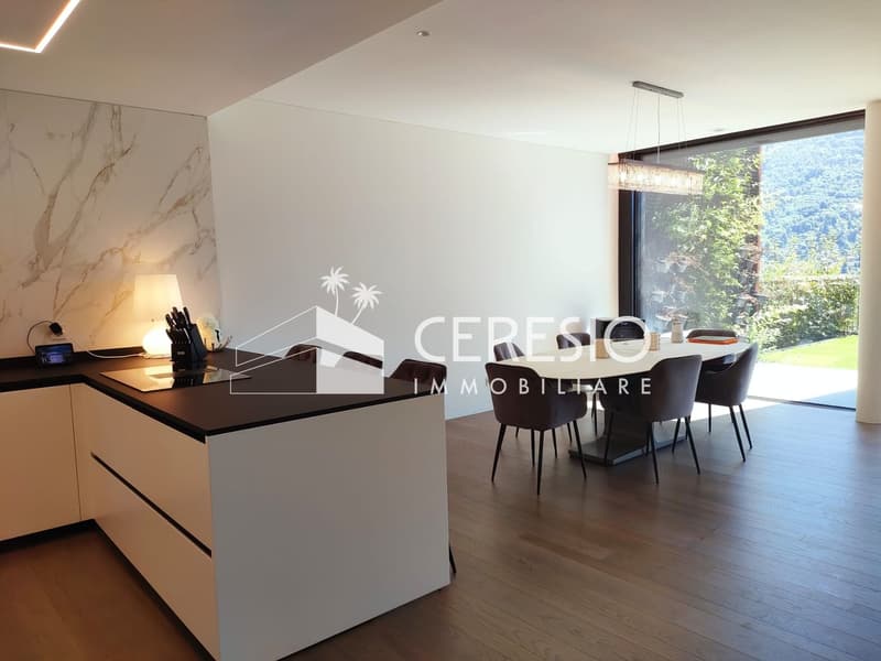Splendido appartamento duplex 4.5 locali con piscina a Canobbio (5)