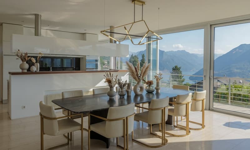 Villa di Lusso a Carona – Eleganza e Panorama Mozzafiato sul Lago (8)