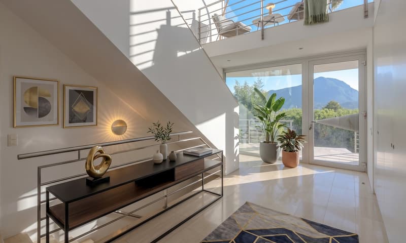 Villa di Lusso a Carona – Eleganza e Panorama Mozzafiato sul Lago (5)