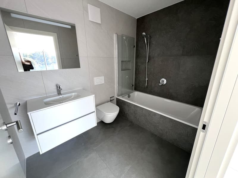 Bellissimo 2,5 locali a Bosco Luganese – prima locazione, soleggiato con parziale vista lago (8)