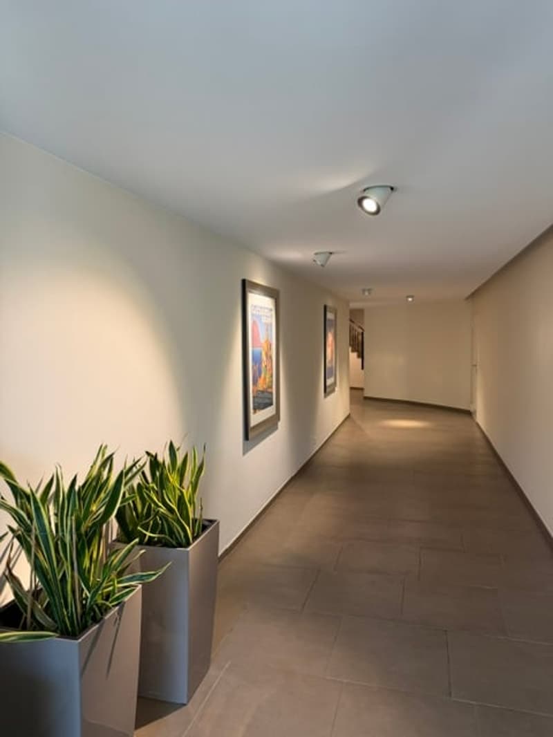 LUGANO – CASTAGNOLA – Vendesi moderno monolocale, zona residenziale parziale vista lago (9)