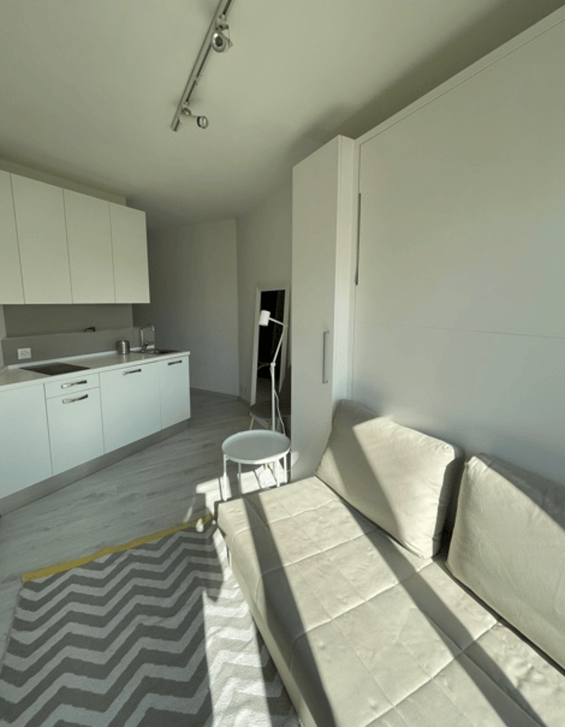 LUGANO – CASTAGNOLA – Vendesi moderno monolocale, zona residenziale parziale vista lago (2)