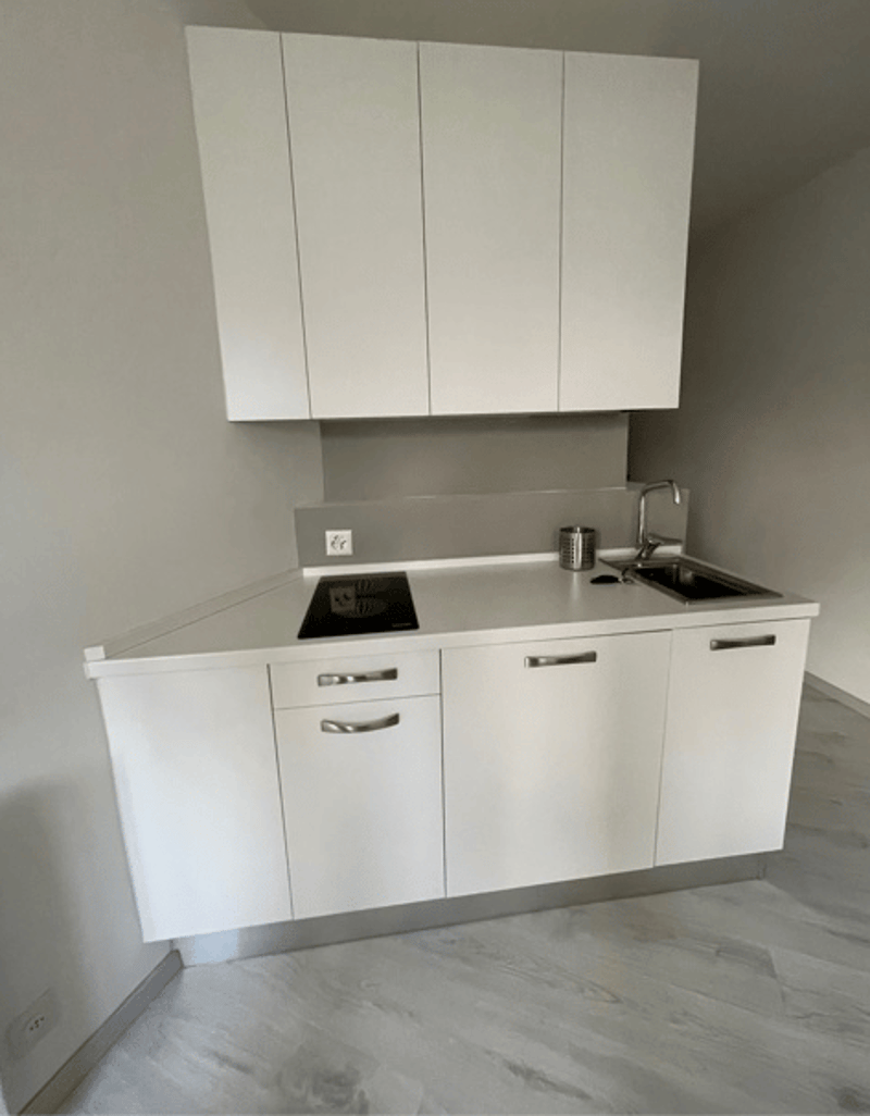 LUGANO – CASTAGNOLA – Vendesi moderno monolocale, zona residenziale parziale vista lago (3)