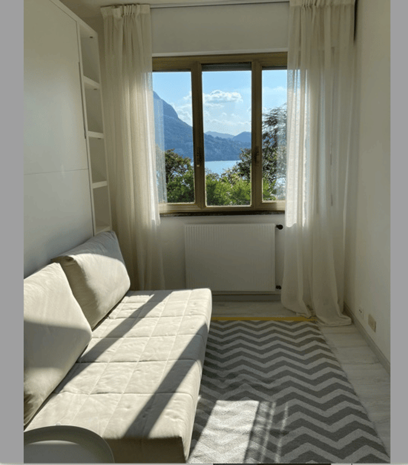 LUGANO – CASTAGNOLA – Vendesi moderno monolocale, zona residenziale parziale vista lago (1)
