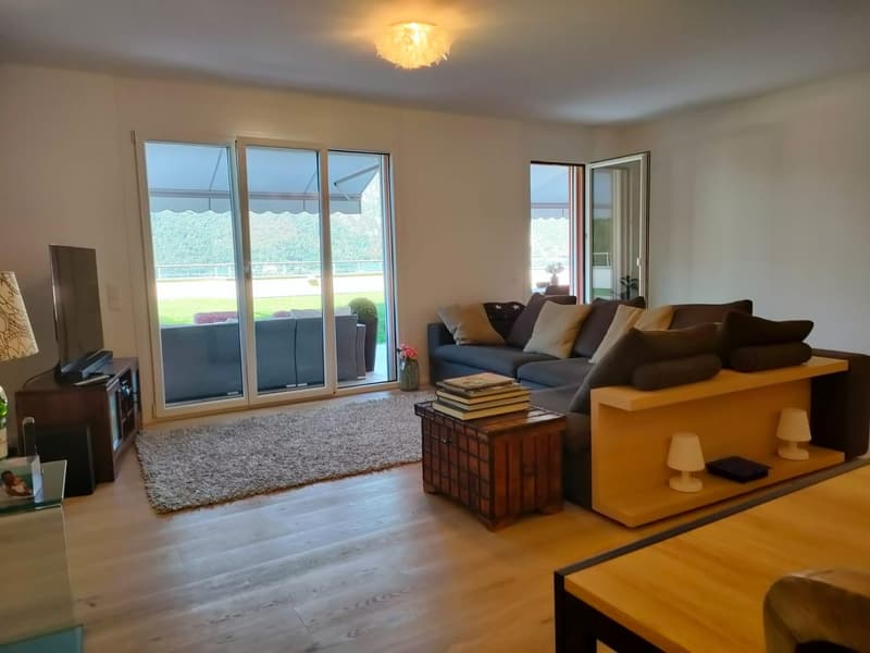 Bissone -  Esclusivo appartamento con giardino e vista mozzafiato sul Lago di Lugano (12)