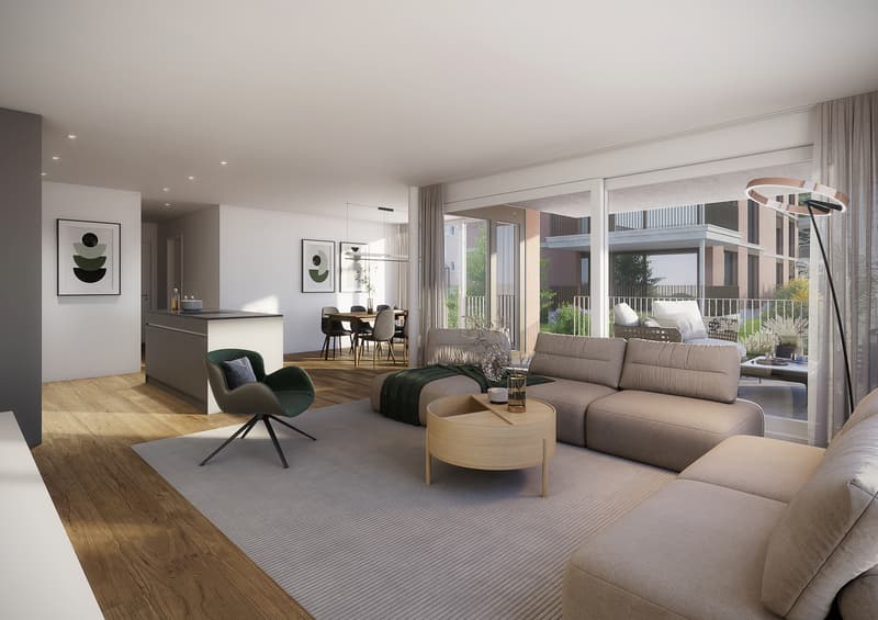 *IM STADTPARK - IHR ZUHAUSE IM GRÜNEN / 3 ½-ZIMMER NEUBAUWOHNUNGEN* (2)