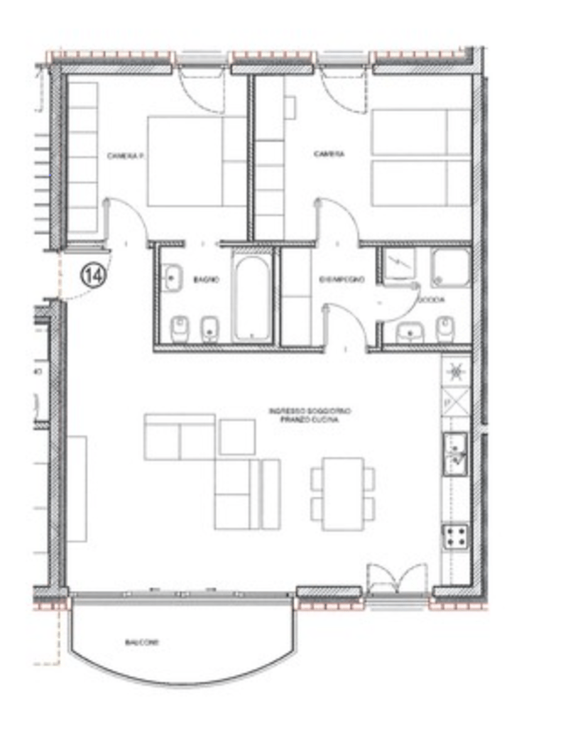 Affittasi appartamento 1.5 locali con GRANDE LOCALE HOBBY di 40mq (5)