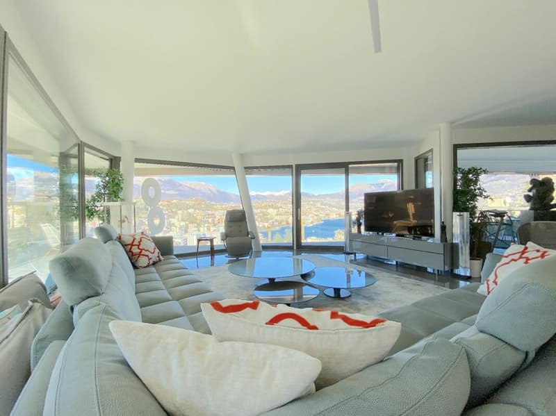 Lussuoso appartamento 4.5 locali con terrazza panoramica e vista lago (5)