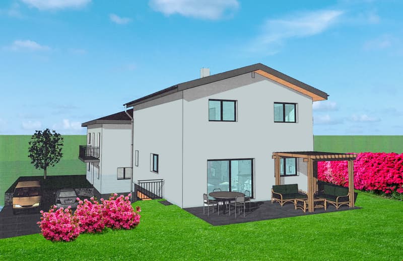 Vallemaggia/Someo Casa in costruzione, giardino e garage, consegna 2024 (2)