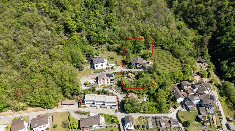 Terreno edificabile con casa in posizione collinare (1)