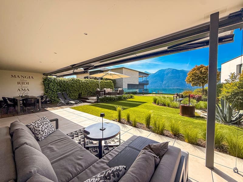 Appartamento 3.5 locali con giardino e vista panoramica sul lago (16)
