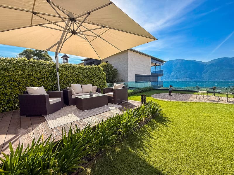 Appartamento 3.5 locali con giardino e vista panoramica sul lago (7)