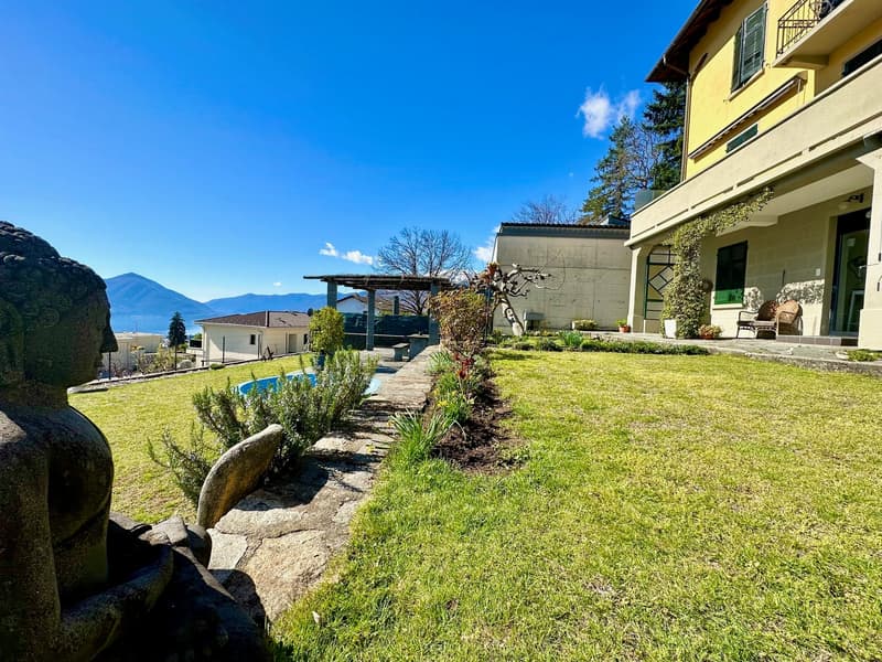 3-1/2 Zimmerwohnung mit Garten und Seeblick / 3.5 con giardino (17)