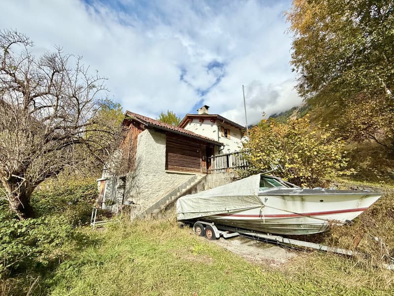 Alpine Berghütte auf 900 m mit Privatzugang und 21.000 m² Land (10)