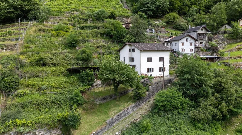 Grande Casa Bifamiliare di 9 locali da rinnovare, con terreno edificabile (1)