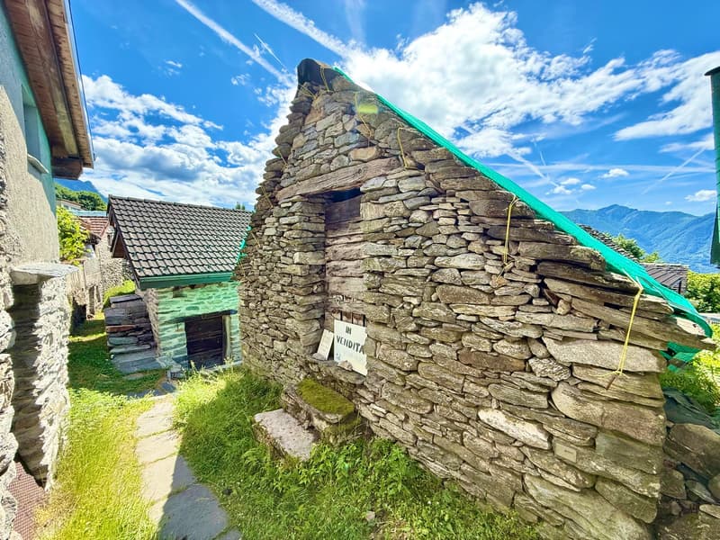 Rustico in pietra da riattare / Naturstein-Rustico mit Ausbaupotenzial (1)