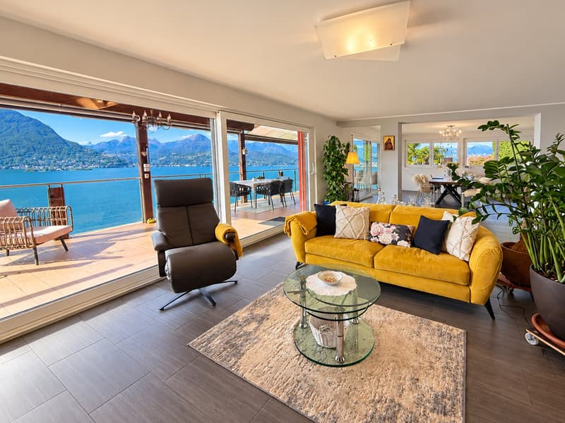 Villa con piscina e vista spettacolare sul Lago - Villa mit Pool und Panoramablick (12)