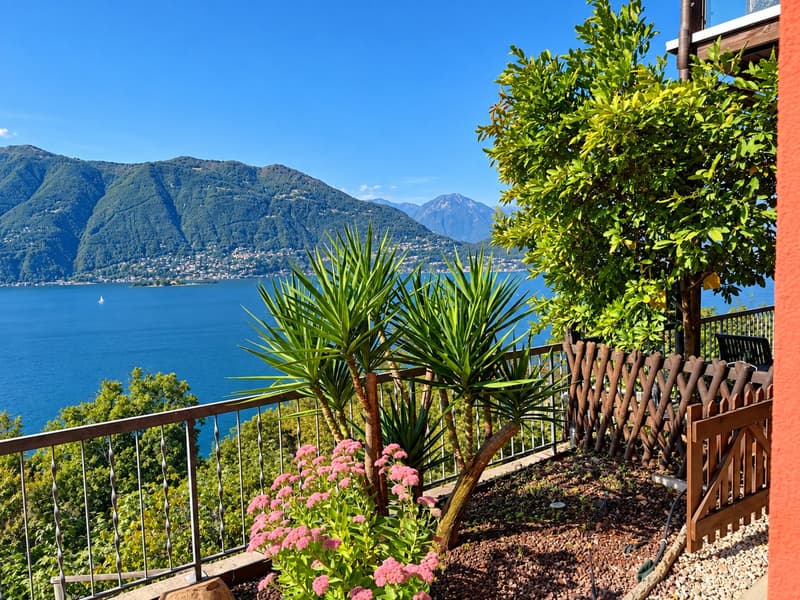 Villa con piscina e vista spettacolare sul Lago - Villa mit Pool und Panoramablick (29)