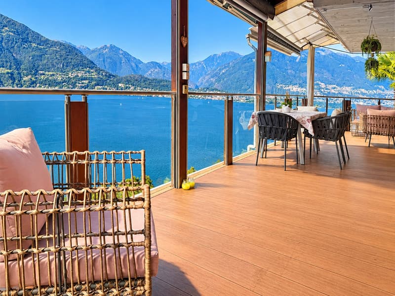 Villa con piscina e vista spettacolare sul Lago - Villa mit Pool und Panoramablick (16)