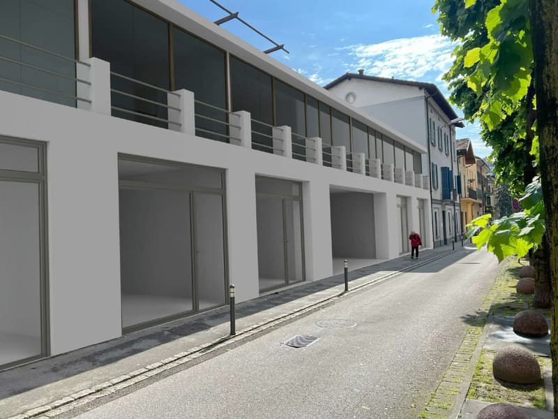 Palazzina a reddito centrale da riattare con licenza approvata. (2)