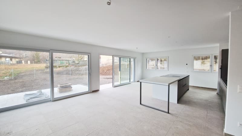Casa 4,5 locali in contesto bifamiliare con giardino privato. (3)