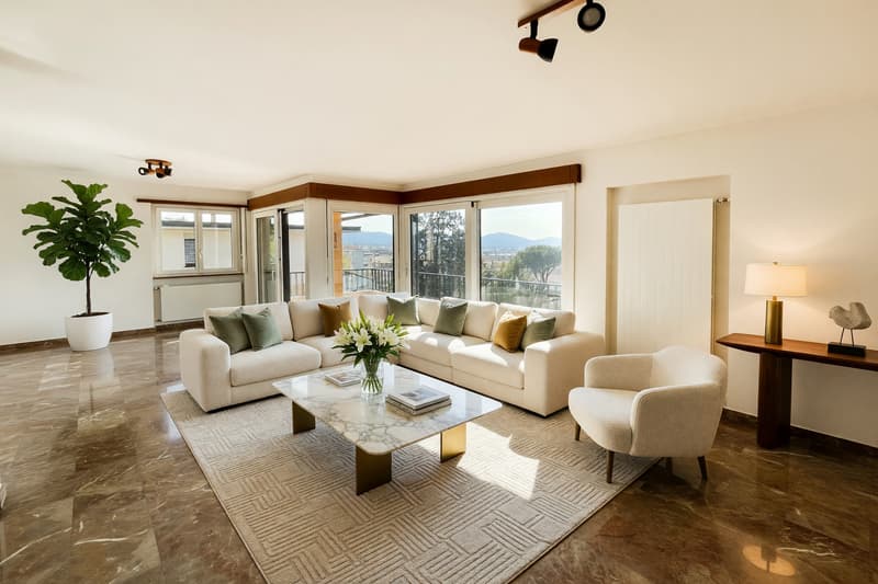 Casa indipendente 7,5 locali con giardino e terrazze panoramiche (3)