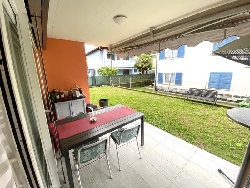 Bellissimo 4,5 in medio-alto standing con giardino privato a Cadenazzo (8)