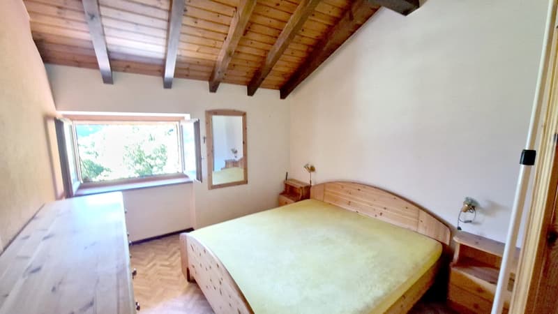 Casa ticinese 5,5 nella pace della natura con meraviglioso panorama. (6)