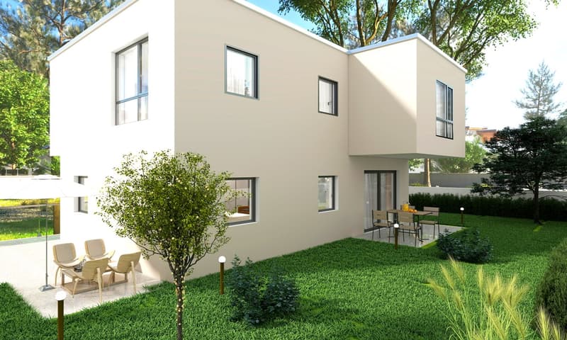 Nuove case 4,5 di medio-alto standing con giardino in edificazione. (2)