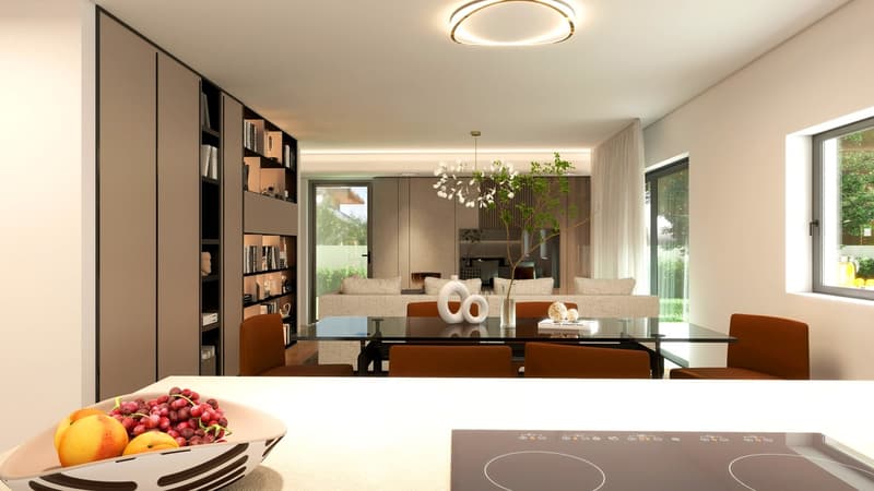 Nuove case 4,5 di medio-alto standing con giardino in edificazione. (4)