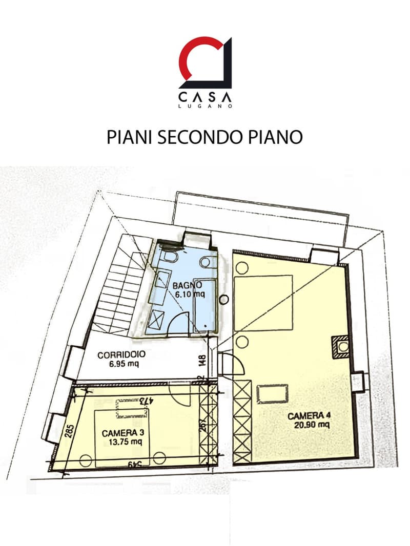 Meravigliosa casa storica 5,5 di charme attentamente ristrutturata (11)