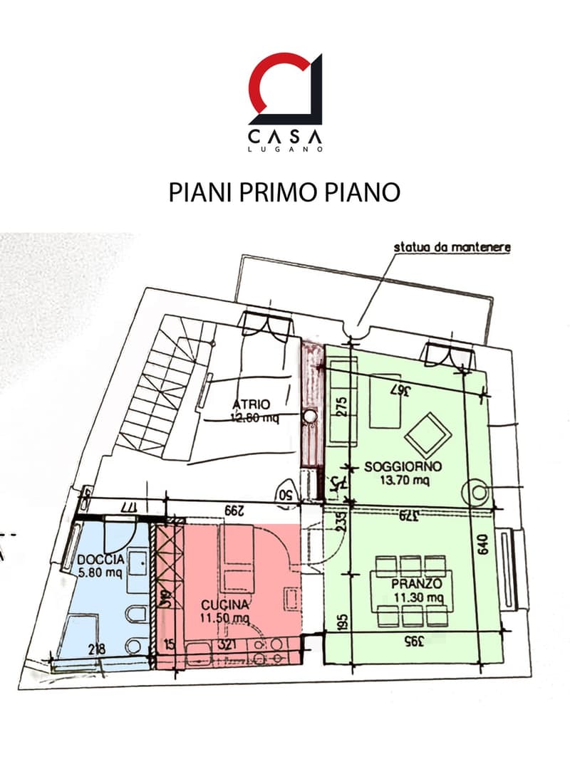 Meravigliosa casa storica 5,5 di charme attentamente ristrutturata (10)