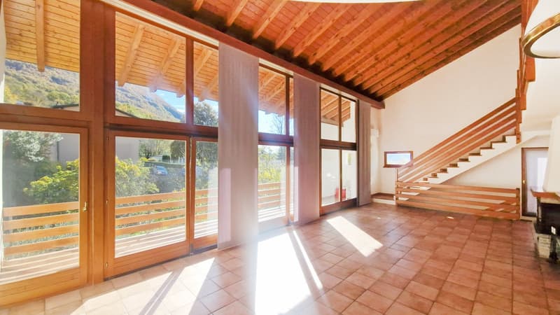 Bellissima casa 5,5 con meravigliosa zona giorno e grande giardino. (4)