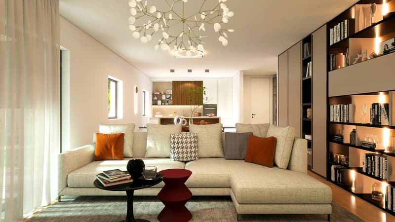 Nuove case 4,5 di medio-alto standing con giardino in edificazione. (3)