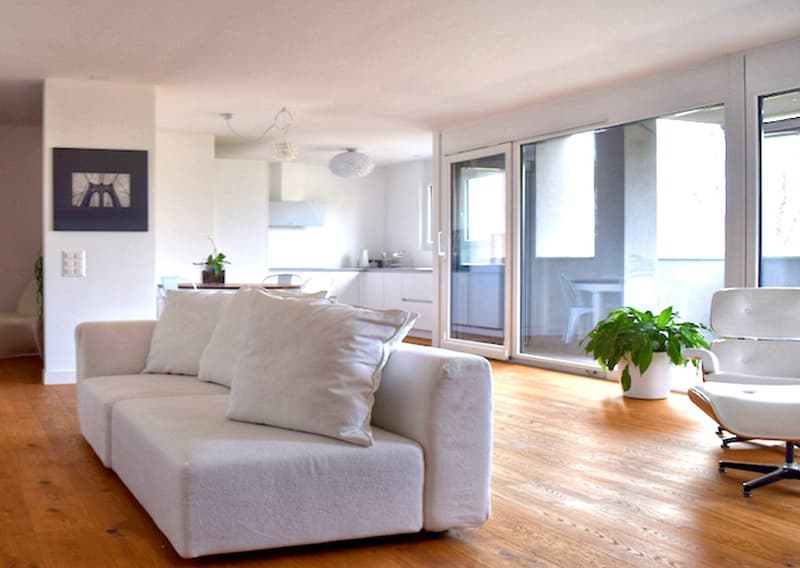 Moderno appartamento 3,5 con giardino e locale studio indipendente. (4)