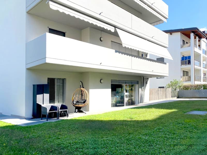 Appartamento 3,5 locali con giardino e posteggi - residenza secondaria (1)