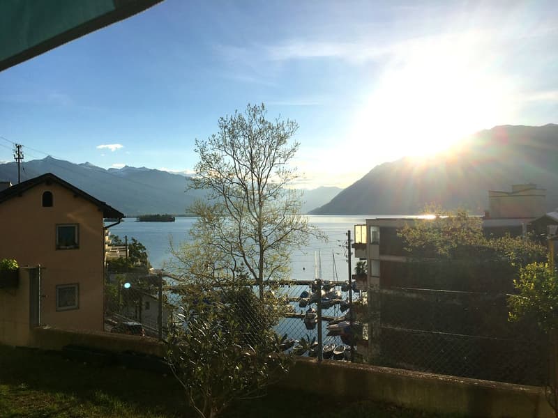 Ampio 5,5 con giardino e terrazza con affaccio sul lago a Brissago (7)