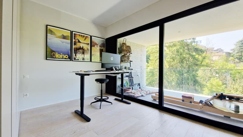 Appartamento 4,5 firmato Mario Botta con ampia terrazza vista valle (11)