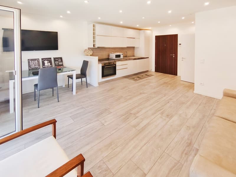 Raffinato 1,5 locali ristrutturato con balcone e cucina nuova. (2)