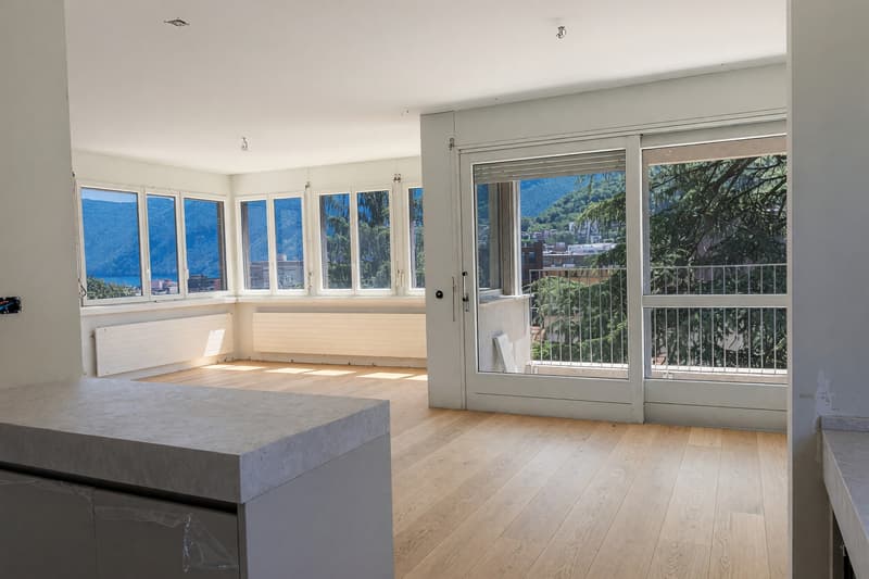Prestigioso 5,5 ristrutturato in alto standing con terrazzo vista lago (1)