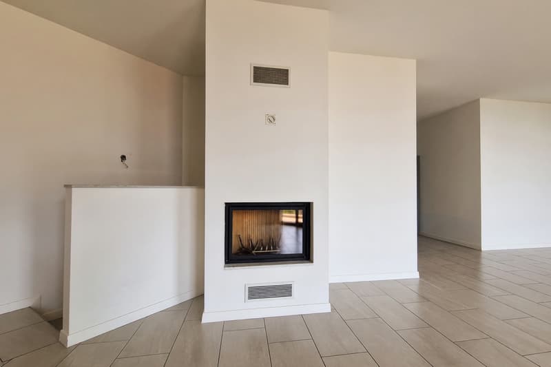 Casa contigua 5,5 locali con terrazza vista lago e giardino a Lopagno (2)