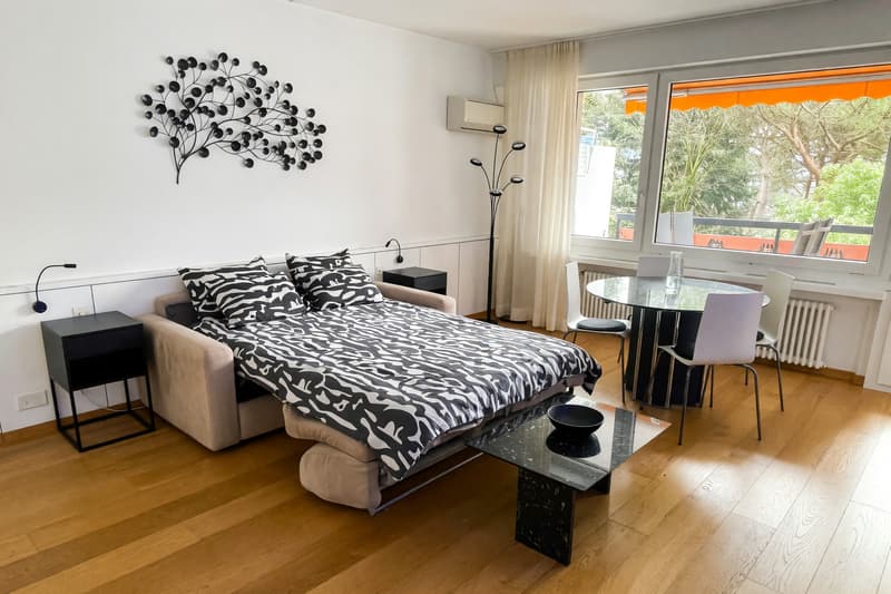 Bellissimo 2,5 locali con terrazza vista lago in residence di vacanza (9)
