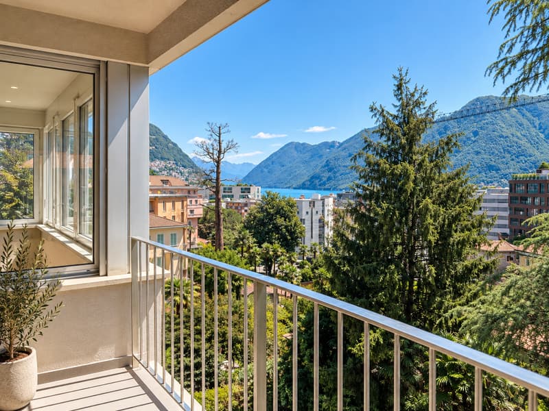 Prestigioso 5,5 ristrutturato in alto standing con terrazzo vista lago (3)