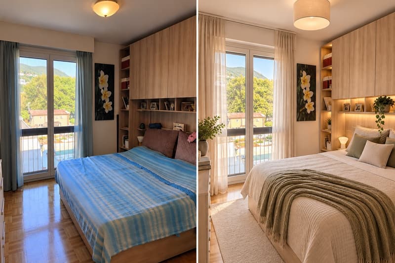 Luminoso appartamento 3,5 panoramico con cucina rinnovata e balcone (7)